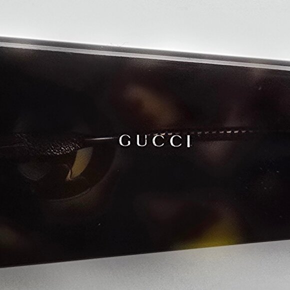 Gucci GG2971/S 086SB Dark Green Havana Frame Grey Lens Sunglasses w/ Case Italy main image 9